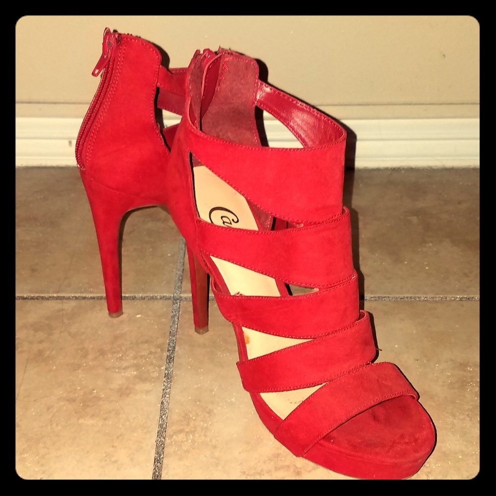Sexy red stilettos